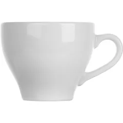 Coffee cup “Paula”  porcelain  150ml  D=7,H=6,L=11cm white