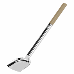 Kitchen spatula  steel, wood , L=40/9, B=9cm  metal, wood.