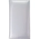 Папка для счетов кожезам. ,L=22,2,B=12см серебрист.