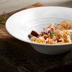 Тарелка глубокая «Аура» фарфор D=30,H=5см белый, изображение 2