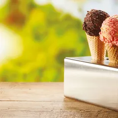 Держатель для вафельных стаканчиков сталь нерж. ,H=85,L=200,B=95мм, изображение 2