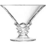 Ice cream bowl “Palmir” glass 210ml D=123/70,H=113,L=25mm clear.