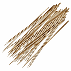 Skewers[100pcs] bamboo ,L=150,B=3mm beige.