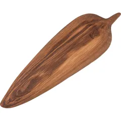 Блюдо «Ива» светлый дуб ,H=3,L=44,B=13см св. дерево, изображение 2