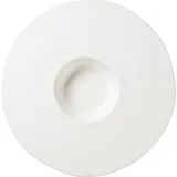 Тарелка для пасты «Афрос» кост.фарф. D=320,H=35мм белый