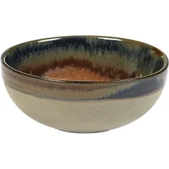 Salad bowl “Surfis” ceramics 175ml D=110,H=45mm gray,brown.