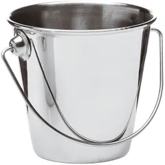 Container for snacks “Bucket” stainless steel 330ml D=90,H=85mm