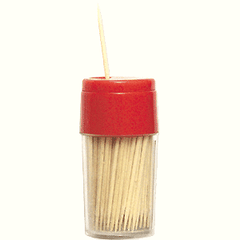 Канапэ-зубочистки[190шт] дерево ,L=65мм бежев.