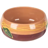 Горшок для запекания в ассортименте керамика 0,9л D=170,H=65мм коричнев.