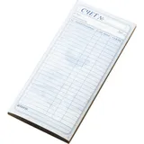 Бланк для счета «Официант»[100шт] бум. самокоп. ,H=8,L=200,B=95мм разноцветн.