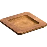 Подставка квадр. для сковор.4020325 дерево ,H=20,L=195,B=195мм коричнев.