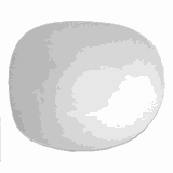 Салатник «Исола» фарфор ,H=9,L=28,B=22см белый