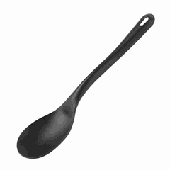 Heat-resistant kitchen spoon nylon ,L=35/11,B=7cm black