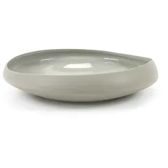 Dish ceramics D=45,H=10cm gray