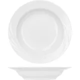 Тарелка глубокая «Голубка» фарфор 350мл D=22см белый