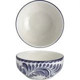 Салатник «Пуэбла Блю» фарфор 380мл D=13,H=6см белый,синий