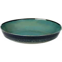 Deep dish  ceramics  D=175, H=30mm  dark blue.