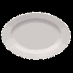 Dish “Kashub-hel” oval  porcelain ,H=3,L=28,B=20cm white