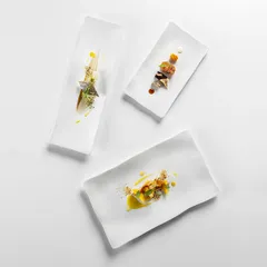 Блюдо для подачи «Гастро Маттэ» прямоугольное фарфор ,L=25,B=14см белый,матовый, изображение 2