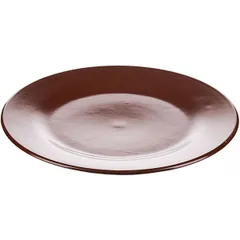 Тарелка «Шоколад» мелкая фарфор D=24,H=2см тем.корич., изображение 2