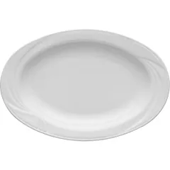 Селедочница «Аркадия» фарфор ,H=25,L=240,B=165мм белый