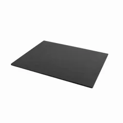 Serving dish with slate effect plastic ,H=10,L=285,B=350mm black