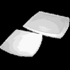 Тарелка «Тон» стекло ,L=27,B=27см прозр.