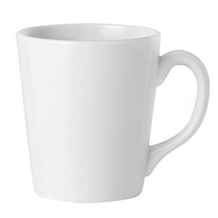 Mug “Simplicity” porcelain 340ml D=85,H=105,L=120mm white