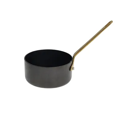 Соусник «Тэкс-Мэкс» с ручкой сталь нерж. D=10см черный