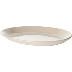 Блюдо «Айвори» овальное фарфор ,H=20,L=280,B=215мм слон.кость, изображение 2