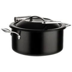 Food warmer “tureen” stainless steel 4l D=30.5,H=17.5cm black