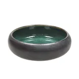Салатник «Эллипс» керамика D=17,H=5см коричнев.,зелен.