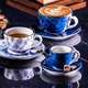 Блюдце «Аида» с декором фарфор D=12см синий, изображение 7