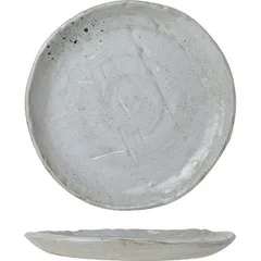 Plate “Dolmen” ceramics D=27cm gray