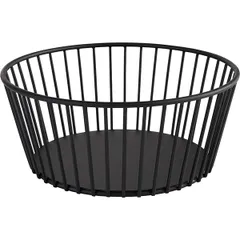 Bread basket metal D=200,H=85mm black