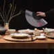 Палочки китайские 10 пар многоразовые пластик ,L=270,B=6мм черный, изображение 5