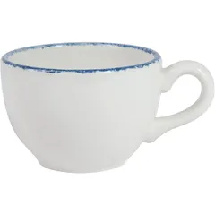 Tea cup “Blue Dapple”  porcelain  228 ml  D=9, H=6 cm  white, blue