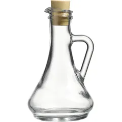 Bottle-decanter oil/vinegar glass 260ml D=9,H=18cm clear.