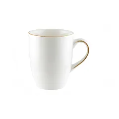Кружка «Альхамбра» фарфор 330мл D=84,H=104мм белый,коричнев.