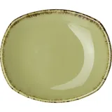 Тарелка «Террамеса Вит» мелкая овальная фарфор ,H=2,L=15,B=13см бежев.