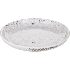 Тарелка «Тирамису» мелкая керамика D=260,H=25мм белый,черный, изображение 3