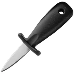 Oyster knife “Tutti”  stainless steel, plastic , L=15/6, B=5cm  black, metal.