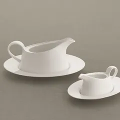 Блюдо «Пьюрити» овальное эко-кост. фарф. ,L=24см белый, изображение 4