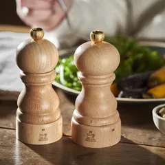 Мельница для перца «Париж Ю Селект» бук,сталь нерж. D=59,H=120мм св. дерево,золотой, изображение 2