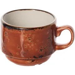 Чашка кофейная «Крафт Терракота» фарфор 100мл D=65,H=50,L=85мм терракот