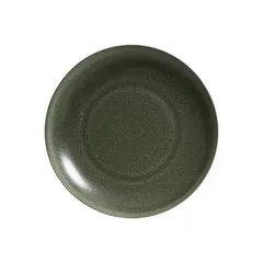 Тарелка «Студио» керамика D=200,H=25мм тем.зелен.,матовый