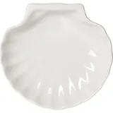 Блюдо «Кунстверк» ракушка фарфор D=140,H=13,L=140,B=40мм белый