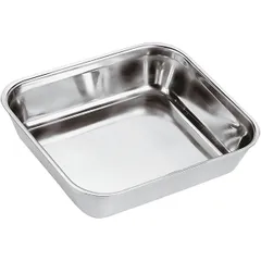 Tray for meat  stainless steel , H=55, L=260, B=230mm  metal.