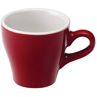 Чашка кофейная «Тулип» фарфор 80мл красный, Цвет: Красный