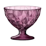 Креманка «Даймонд» стекло 220мл D=102,H=86мм фиолет.